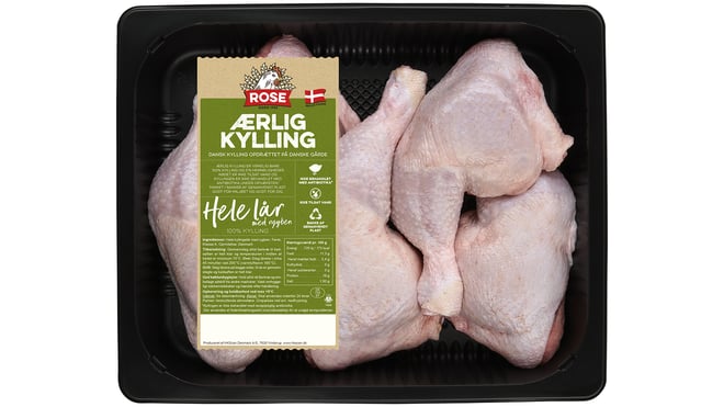 Hele lår med rygben, køl