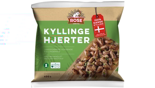 Kyllingehjerter, frost